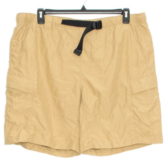 The North Face Mens Swim Trunks Cargo Shorts Outdoor Gorpcore Casual Tan Large - Picture 1 of 4